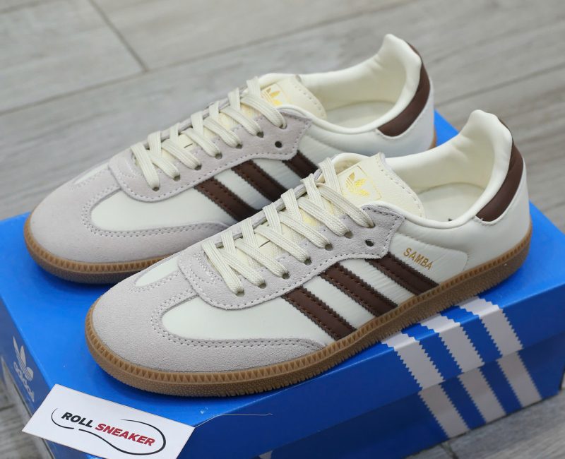 Giày Adidas Samba OG ‘Cream White Preloved Brown’ Best Quality