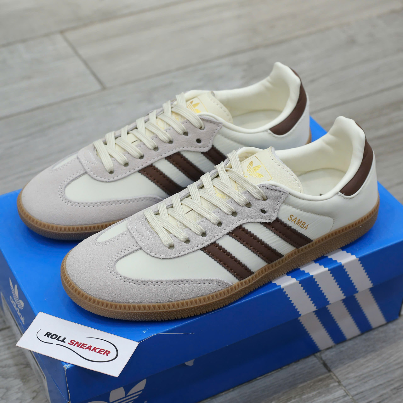 Giày Adidas Samba OG ‘Cream White Preloved Brown’ Best Quality