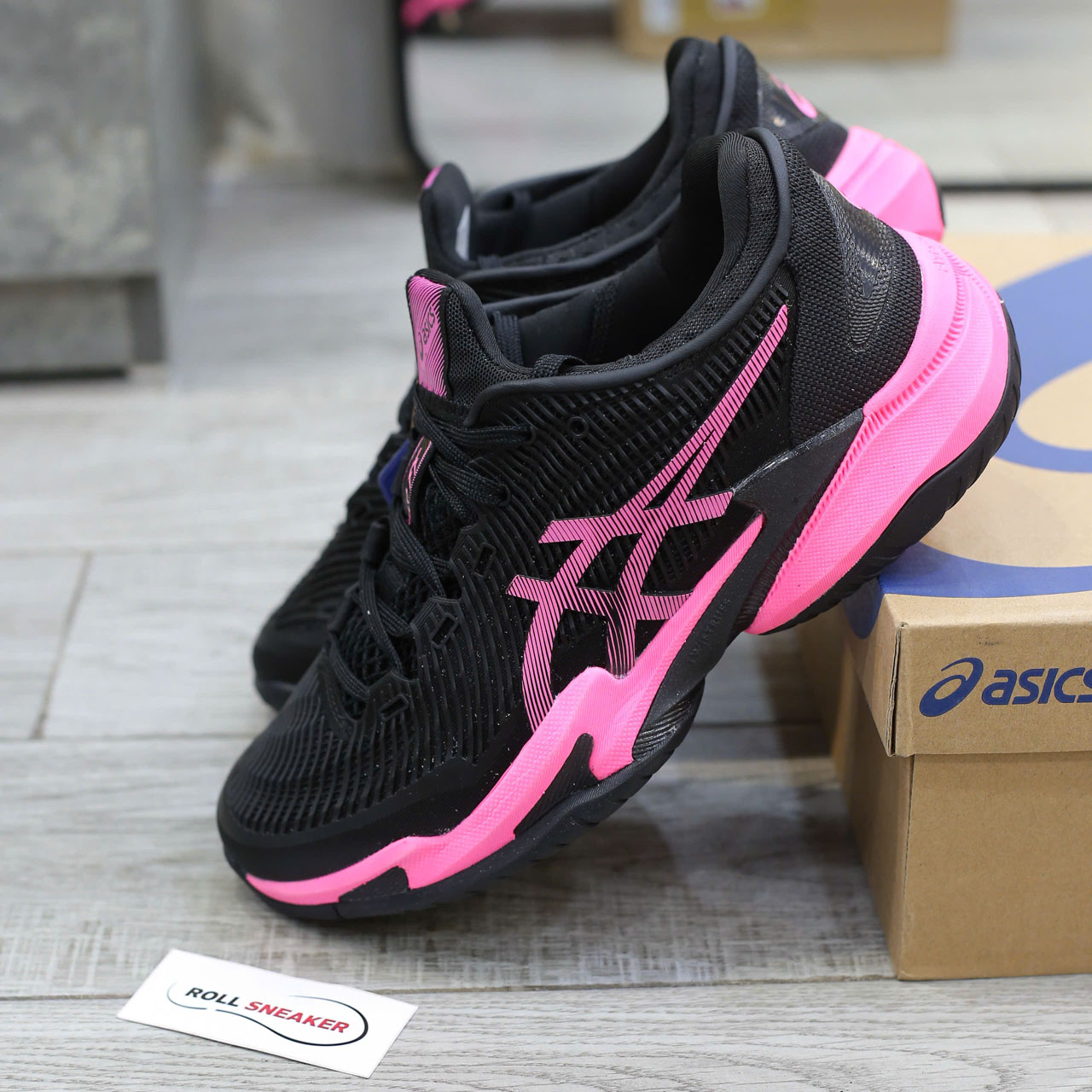 Giày Asics Court FF 3 ‘Black Hot Pink’ Best Quality