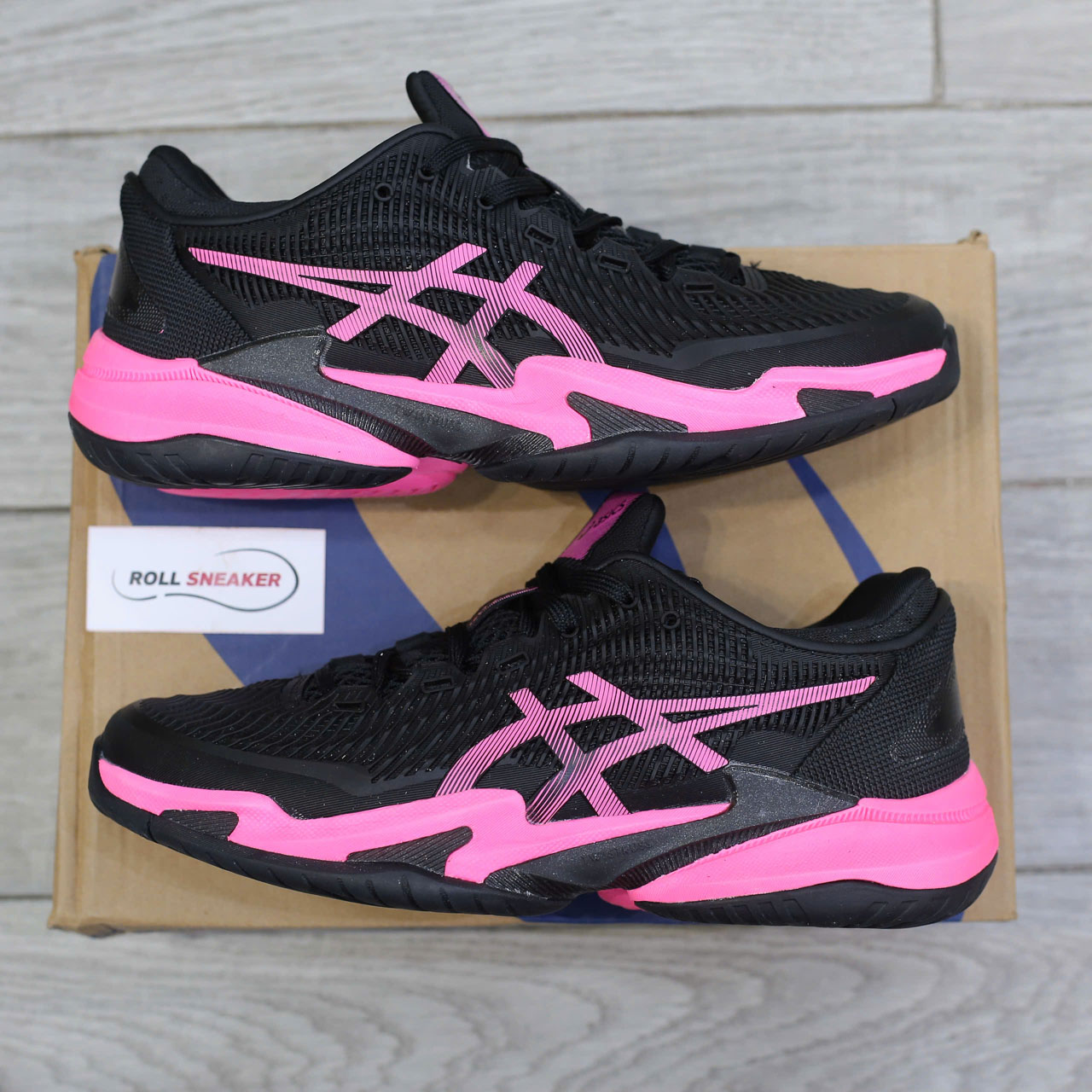 Giày Asics Court FF 3 ‘Black Hot Pink’ Best Quality