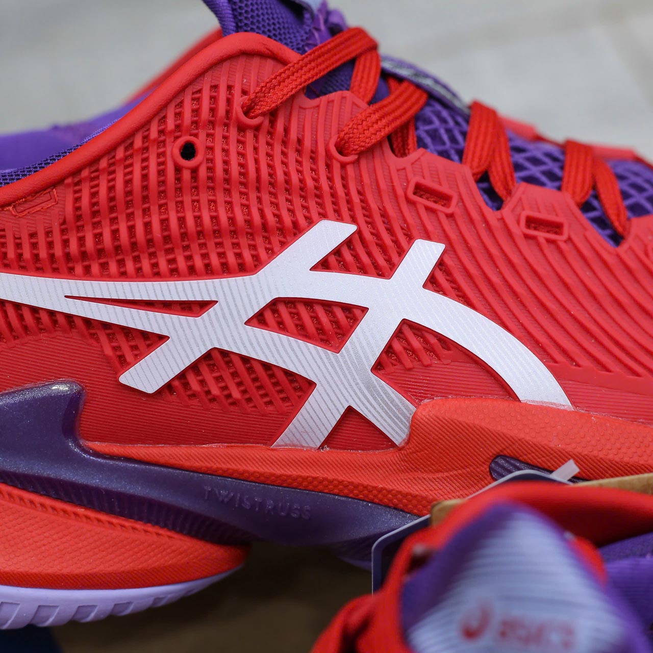 Giày ASICS Court FF 3 Novak ‘Classic Red White’ Best Quality