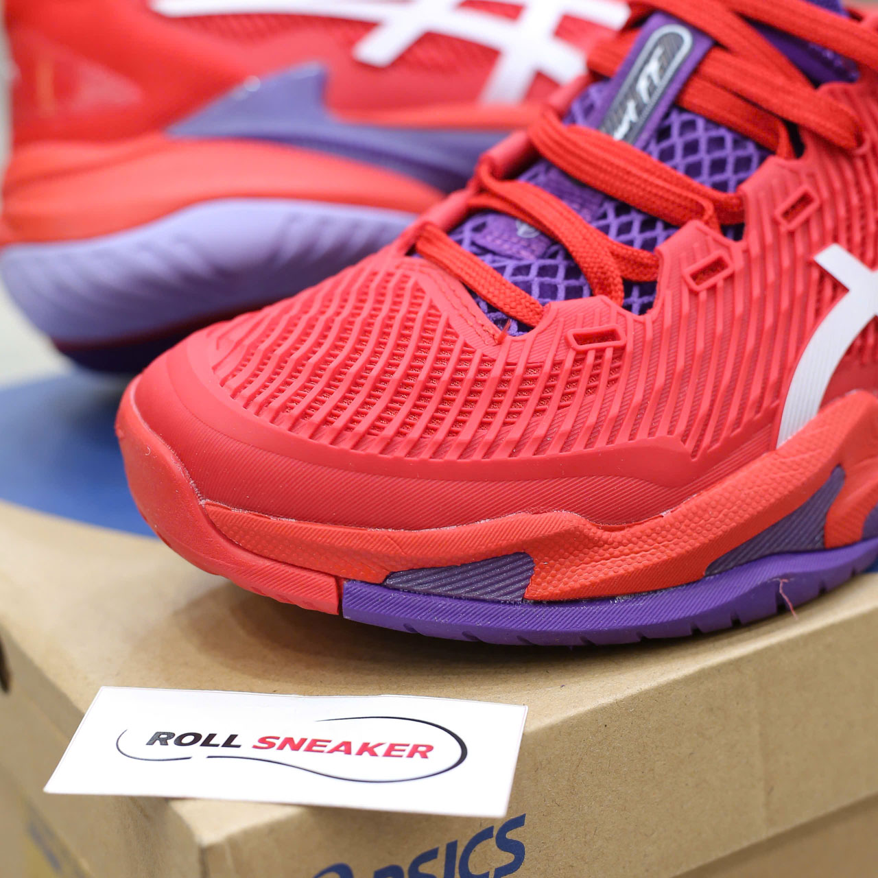 Giày ASICS Court FF 3 Novak ‘Classic Red White’ Best Quality