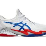 Giày Asics Court FF 3 Novak White Blue Orange Best Quality