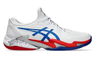 Giày Asics Court FF 3 Novak White Blue Orange Best Quality