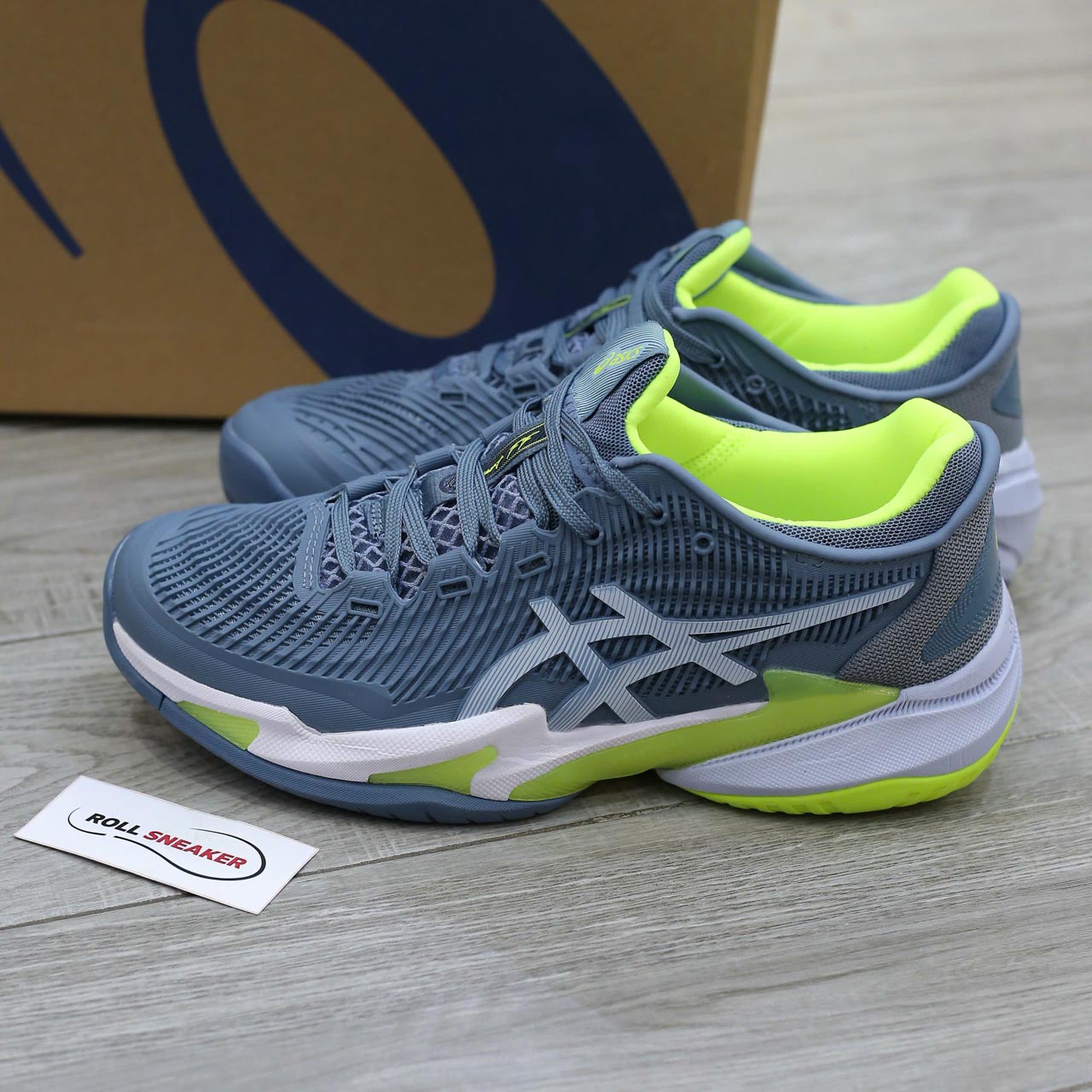 Giày Asics Court FF 3 'Steel Blue' Best Quality