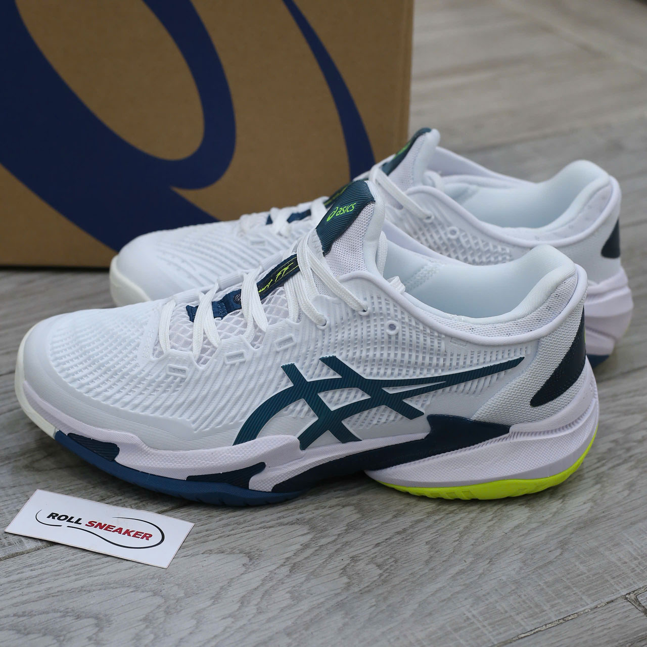 Giày Asics Court FF 3 ‘White Blue’ Best Quality