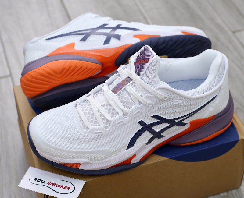 Giày Asics Court FF 3 White Greyish Purple Best Quality