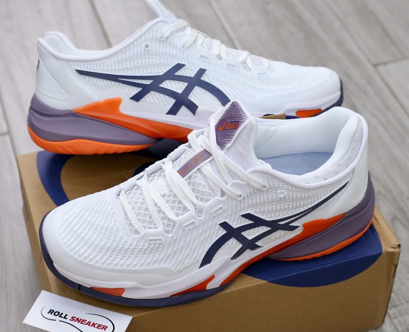 Giày Asics Court FF 3 White Greyish Purple Best Quality