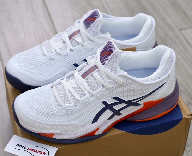 Giày Asics Court FF 3 White Greyish Purple Best Quality