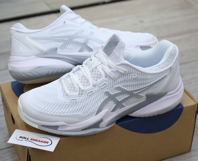 Giày ASICS Court FF 3 ‘White Pure Silver’ Best Quality