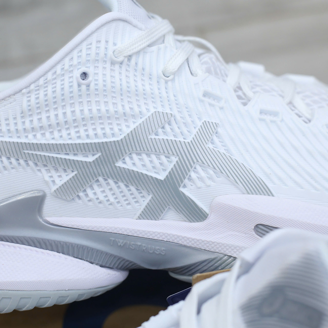 Giày ASICS Court FF 3 ‘White Pure Silver’ Best Quality