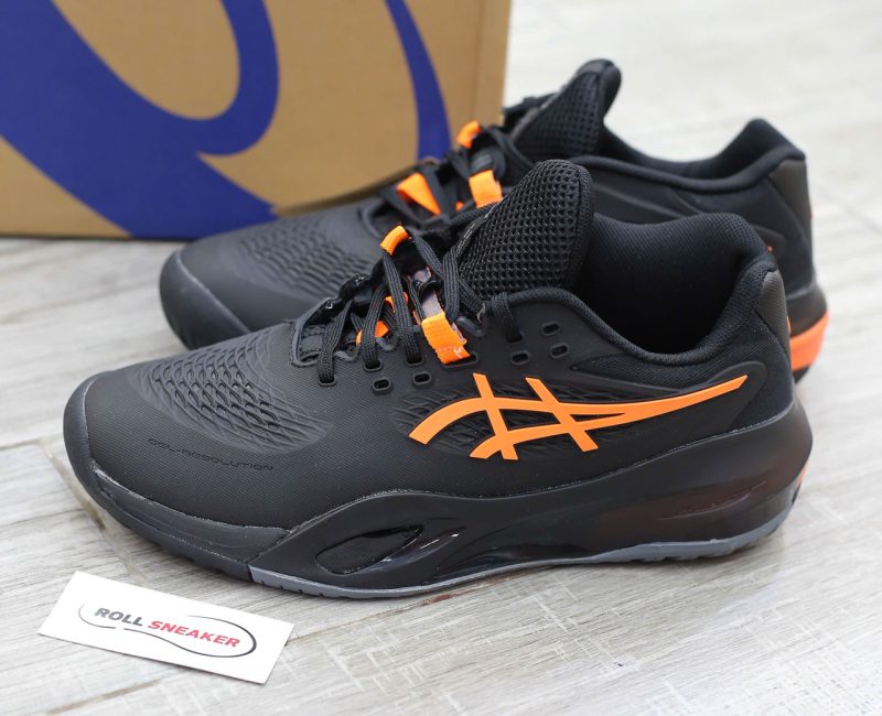Giày Asics Gel Resolution X Black Shocking Orange Best Quality