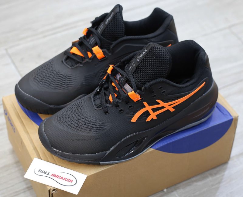 Giày Asics Gel Resolution X Black Shocking Orange Best Quality
