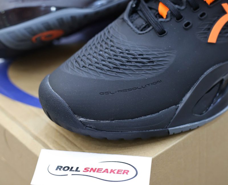Giày Asics Gel Resolution X Black Shocking Orange Best Quality