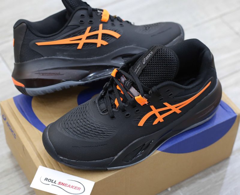 Giày Asics Gel Resolution X Black Shocking Orange Best Quality