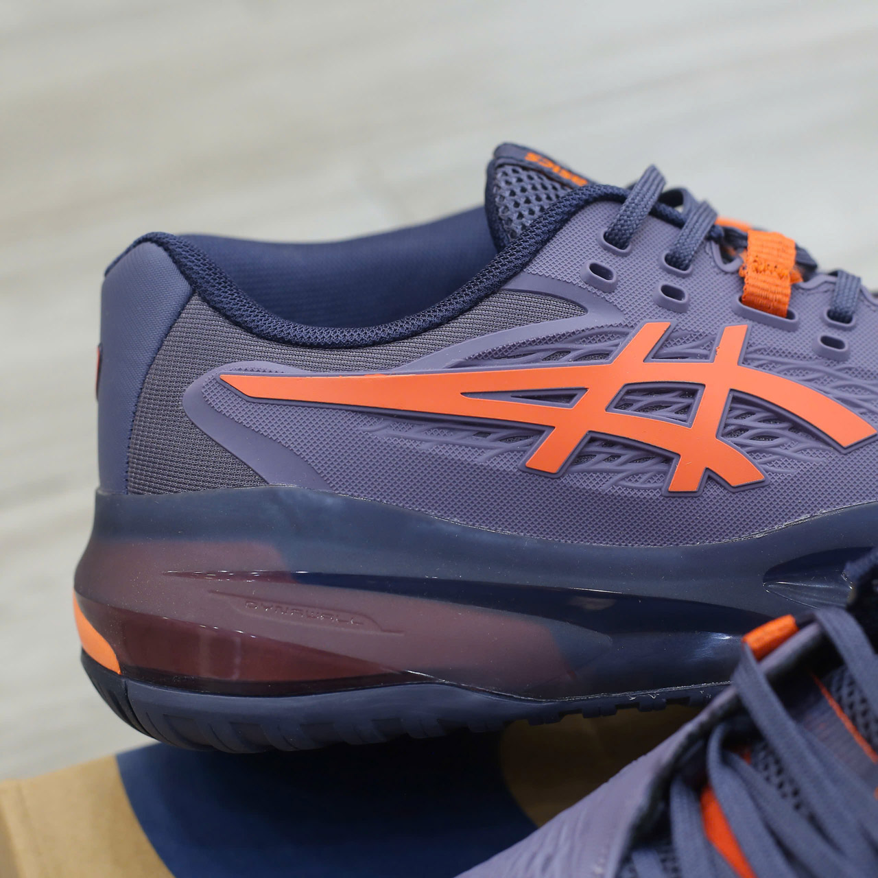 Giày Asics Gel-Resolution X Greyish Purple Nova Orange Best Quality