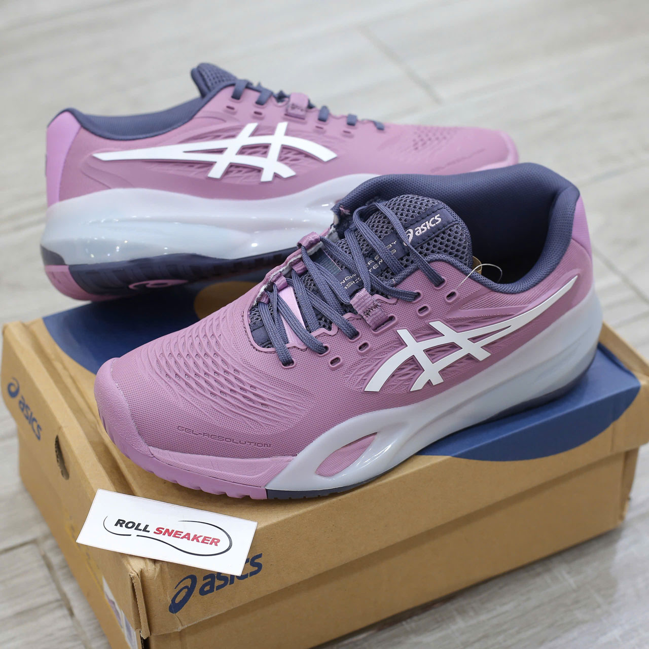 Giày Asics Gel-Resolution X Ube White Best Quality