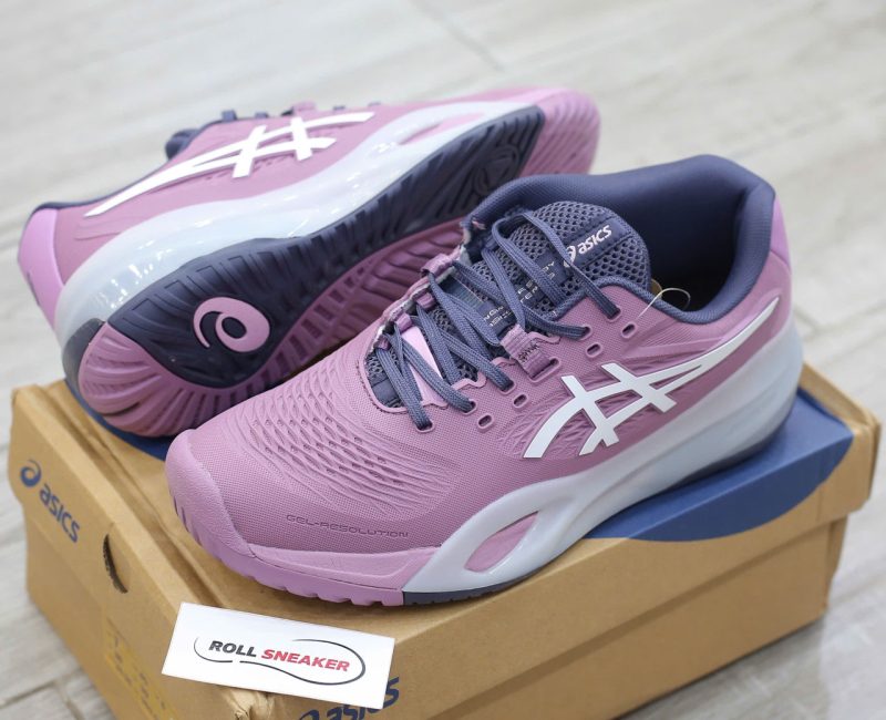 Giày Asics Gel-Resolution X Ube White Best Quality