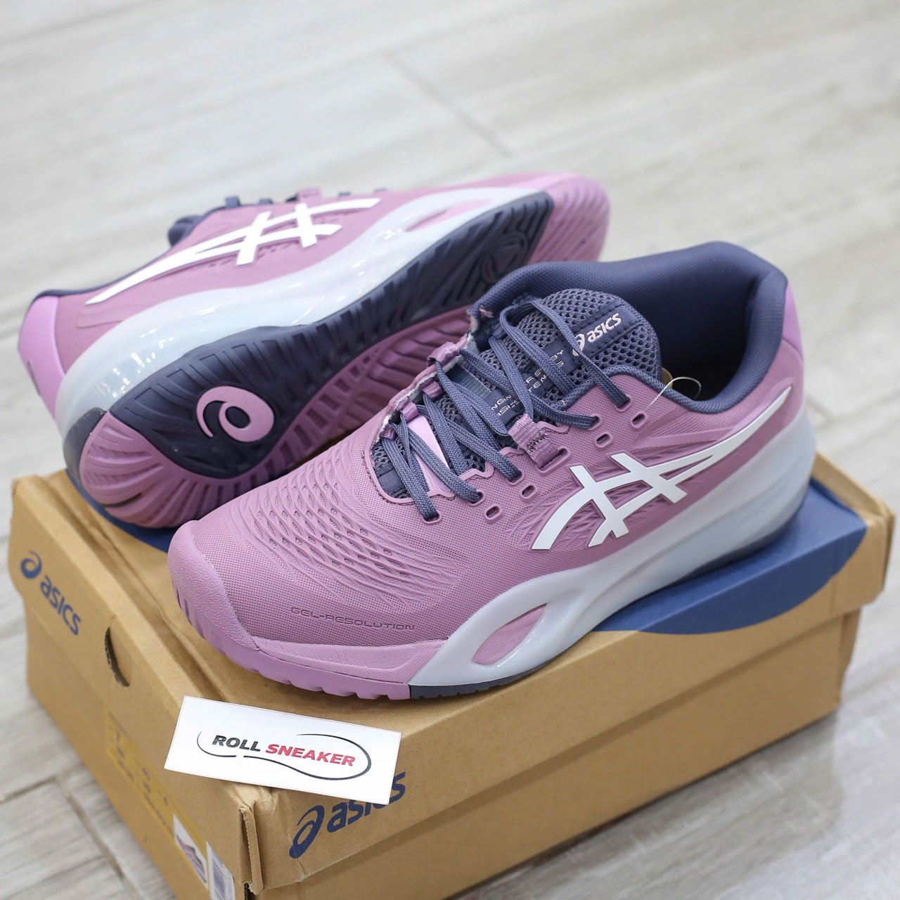 Giày Asics Gel-Resolution X Ube White Best Quality