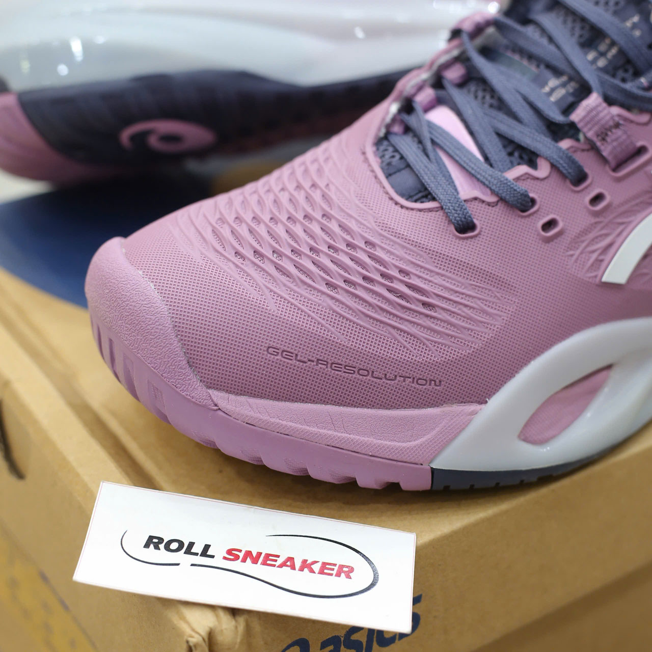 Giày Asics Gel-Resolution X Ube White Best Quality