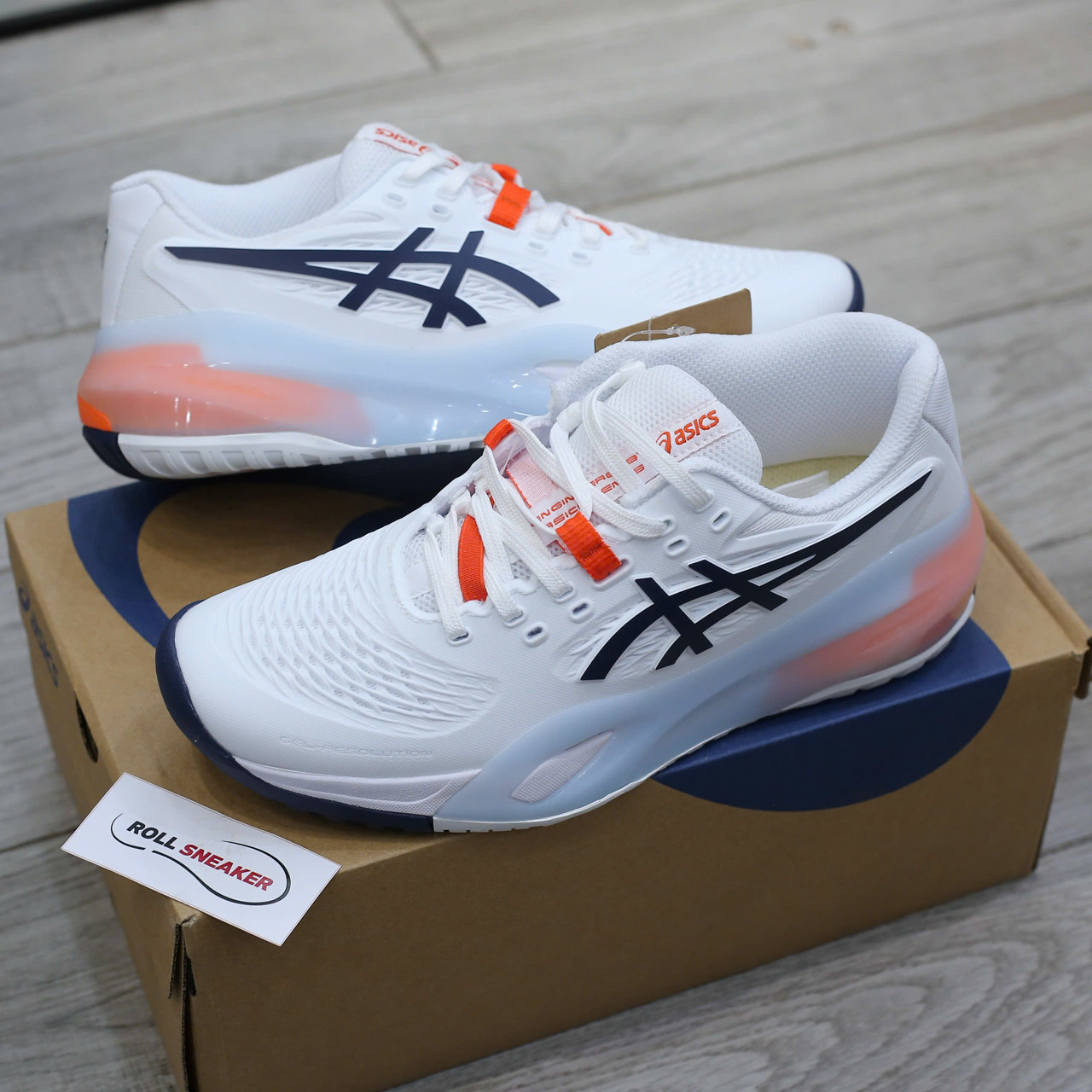 Giày Asics Gel Resolution X ‘White Indigo Fog’ Best Quality