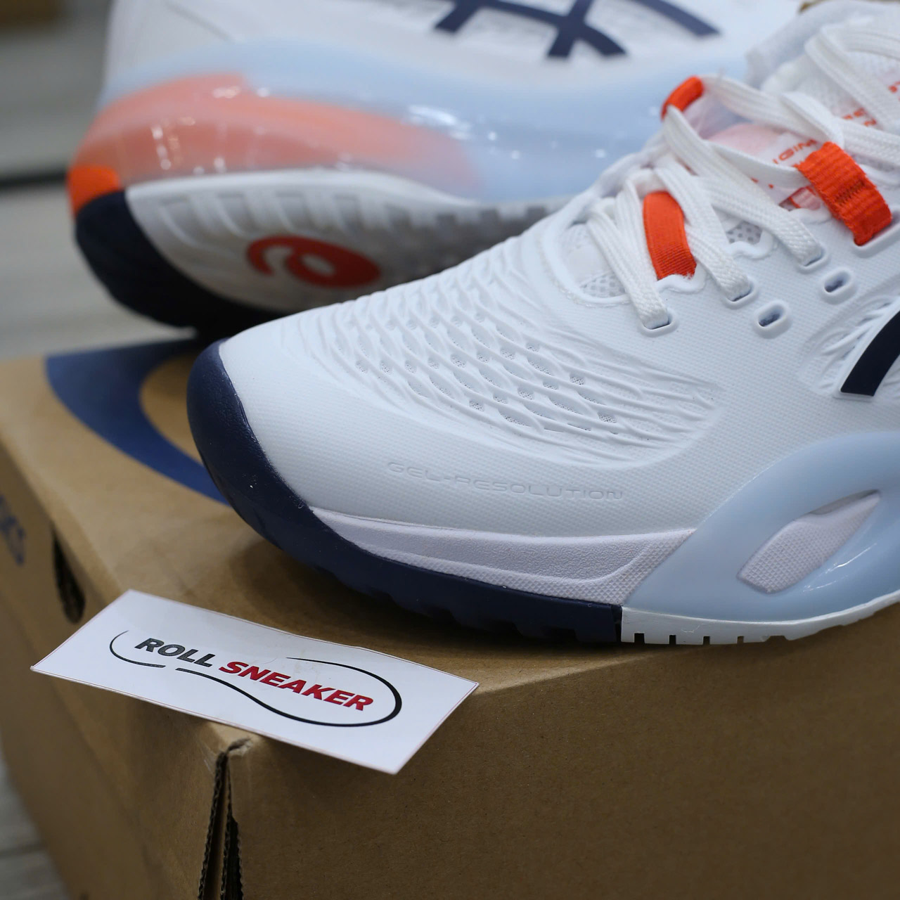 Giày Asics Gel Resolution X ‘White Indigo Fog’ Best Quality