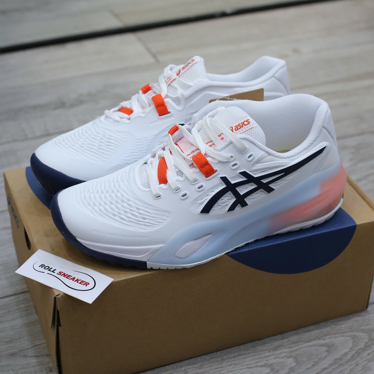 Giày Asics Gel Resolution X ‘White Indigo Fog’ Best Quality