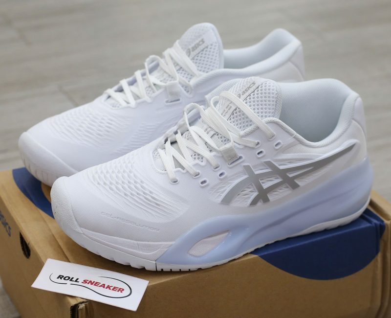 Giày Asics Gel-Resolution X White Pure Silver Best Quality