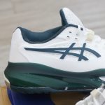 Giày Asics Gel-Resolution X White Saxon Green Best Quality