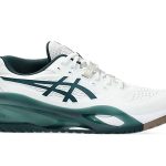 Giày Asics Gel-Resolution X White Saxon Green Best Quality