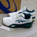 Giày Asics Gel-Resolution X White Saxon Green Best Quality