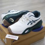 Giày Asics Gel-Resolution X White Saxon Green Best Quality