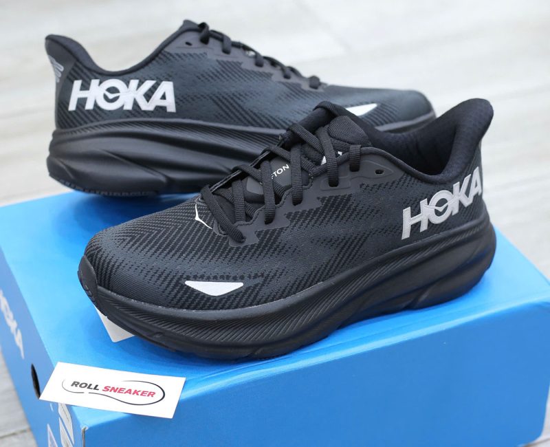 Giày Hoka One One Men Clifton 9 GTX Gore-Tex ‘Black’ Best Quality