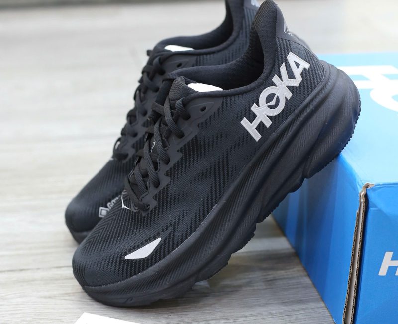 Giày Hoka One One Men Clifton 9 GTX Gore-Tex ‘Black’ Best Quality