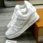 Giày Louis Vuitton LV Sneaker Weiß Monochrom Best Quality