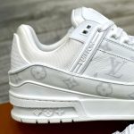 Giày Louis Vuitton LV Sneaker Weiß Monochrom Best Quality