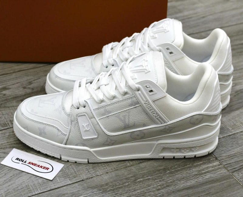 Giày Louis Vuitton LV Sneaker Weiß Monochrom Best Quality