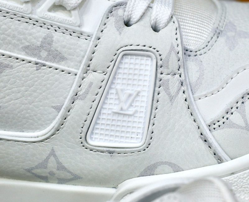 Giày Louis Vuitton LV Sneaker Weiß Monochrom Best Quality
