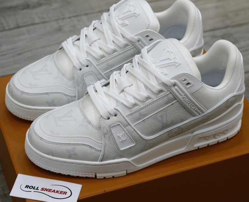 Giày Louis Vuitton LV Sneaker Weiß Monochrom Best Quality
