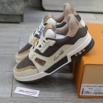 Giày Louis Vuitton Lv Trainer #54 Signature Brown Best Quality