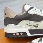 Giày Louis Vuitton Lv Trainer #54 Signature Brown Best Quality
