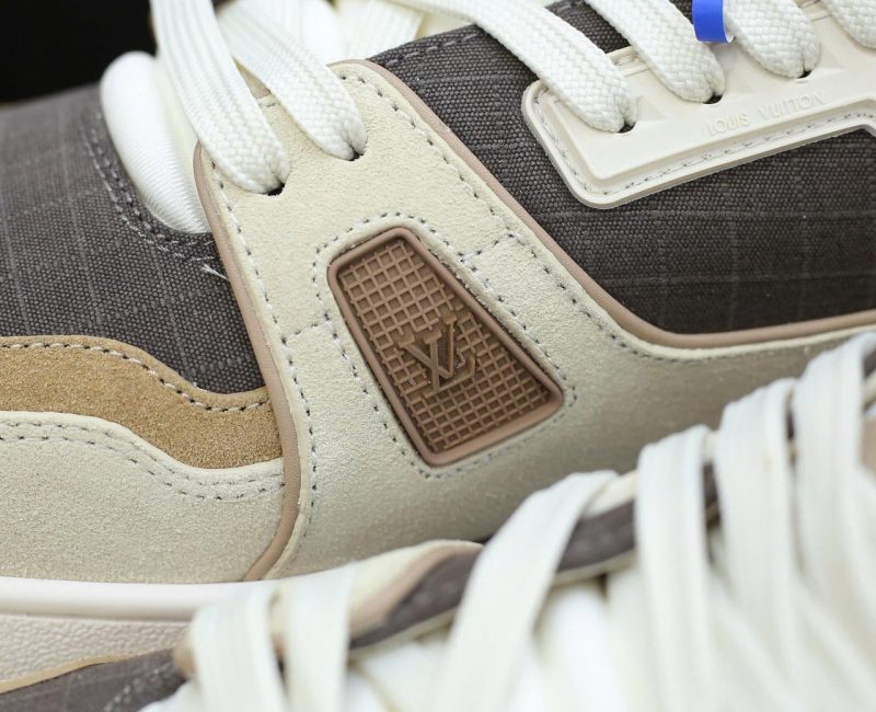 Giày Louis Vuitton Lv Trainer #54 Signature Brown Best Quality