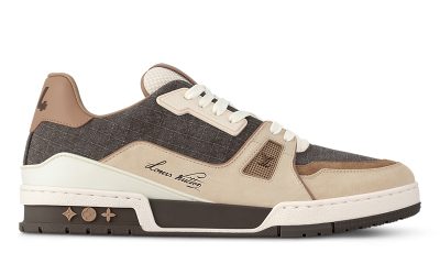 Giày Louis Vuitton Lv Trainer #54 Signature Brown Best Quality