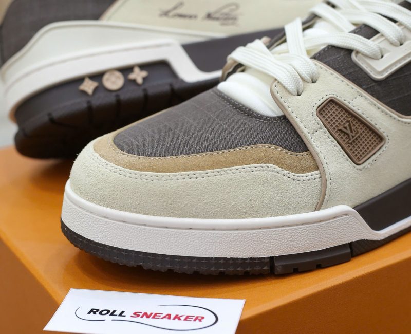 Giày Louis Vuitton Lv Trainer #54 Signature Brown Best Quality