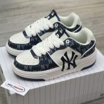 Giày MLB Chunky Liner Denim Classic Mono New York Yankees Navy Like Auth