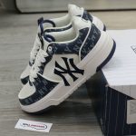 Giày MLB Chunky Liner Denim Classic Mono New York Yankees Navy Like Auth