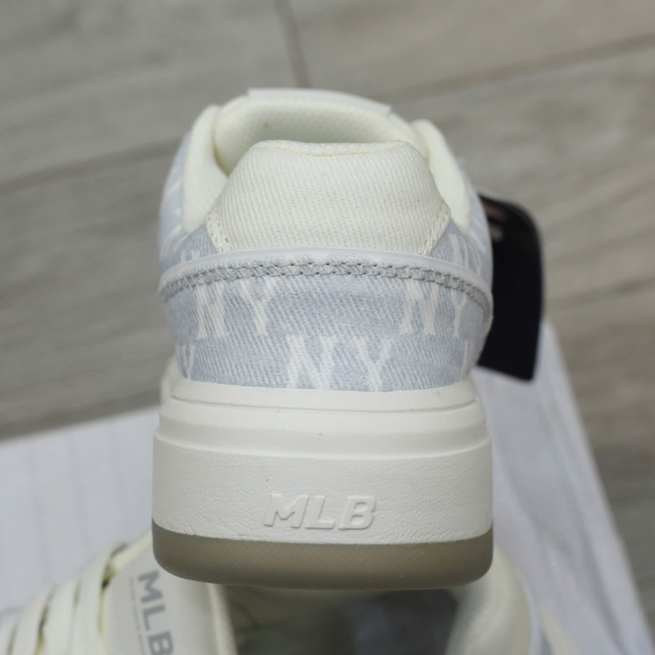 Giày MLB Chunky Liner Denim Monogram SL New York Yankees Like Auth