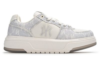 Giày MLB Chunky Liner Denim Monogram SL New York Yankees Like Auth