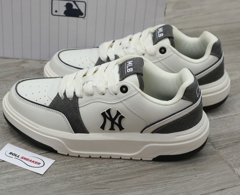 Giày MLB Chunky Liner Denim Pocket New York Yankees Black Like Auth