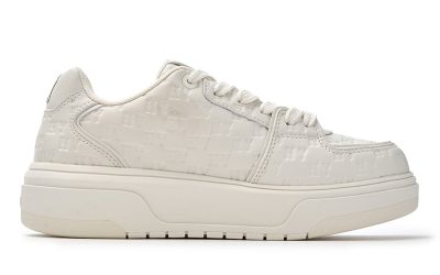 Giày MLB Korea Chunky Liner Embo Mono Cooperstown New York Yankees White Like Auth